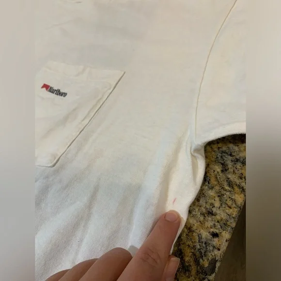 Vintage single stitch Marlboro tshirt cowboy cigarette graphic Size XL - Picture 7 of 7